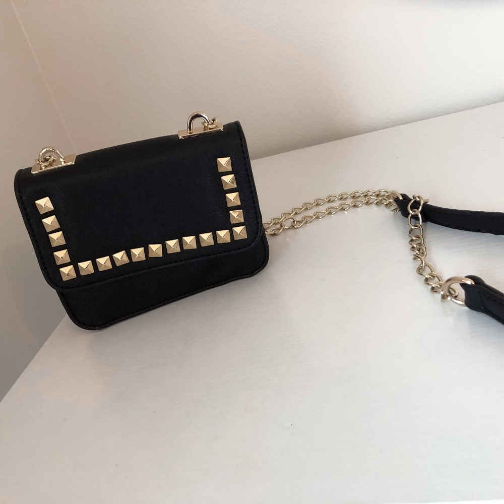 Black Small Over the Shoulder Purse